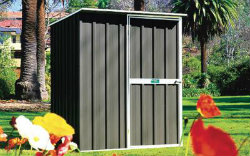 Small Metal Full Height Garden Shed